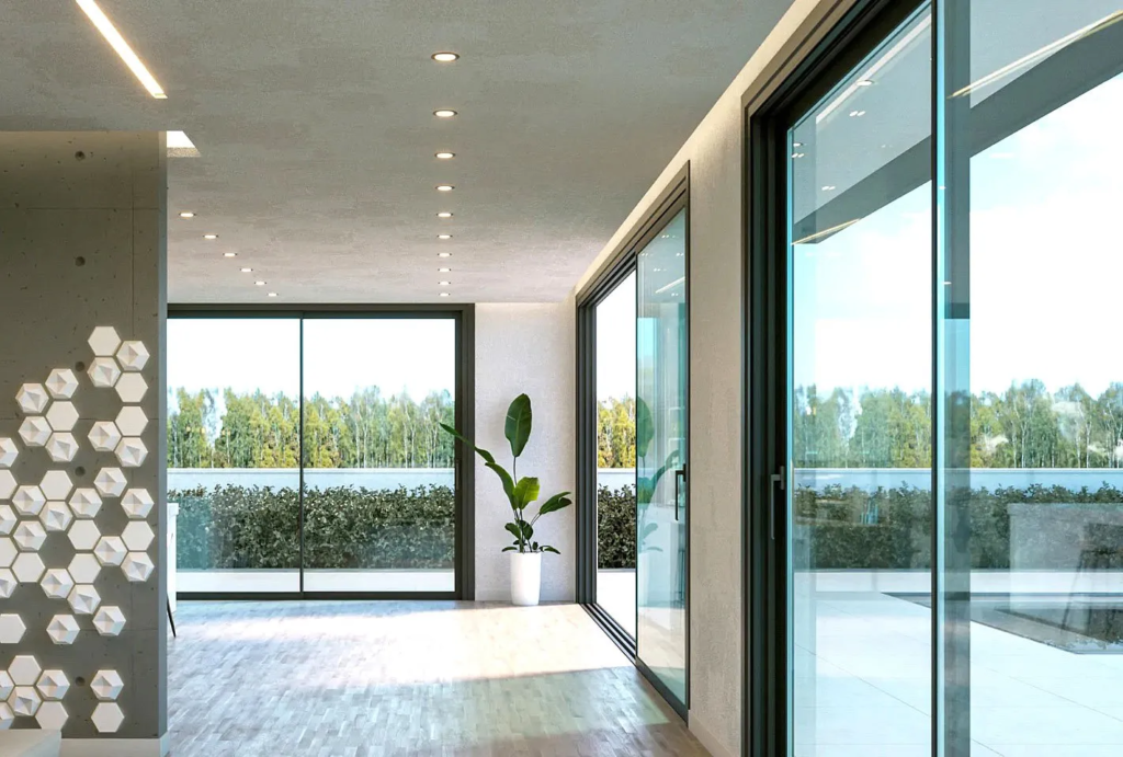 aluminium sliding folding doors
